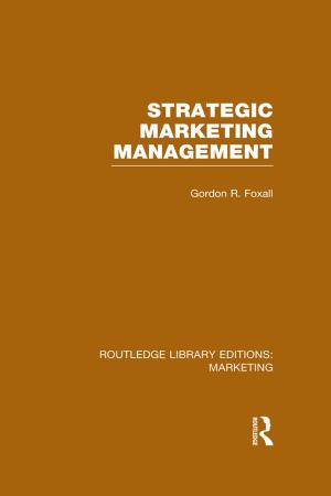 Book cover of Strategic Marketing Management (RLE Marketing)