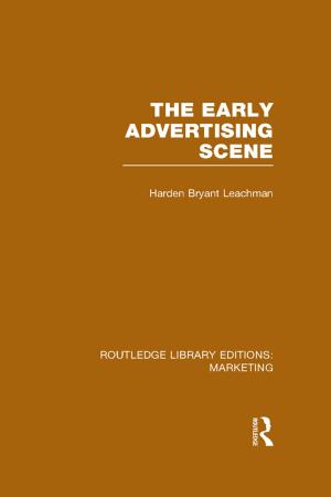 Cover of the book The Early Advertising Scene (RLE Marketing) by Jean Gochros
