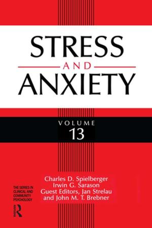 Cover of the book Stress And Anxiety by Robert Morkot