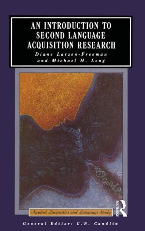 Cover of the book An Introduction to Second Language Acquisition Research by John Dececco, Phd, Grant Lukenbill