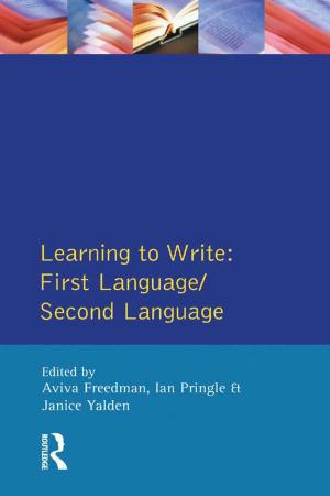 Book cover of Learning to Write