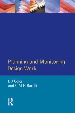 Cover of the book Planning and Monitoring Design Work by Kam Tim Chau