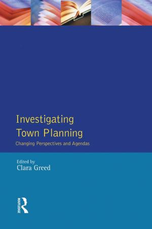 Cover of the book Investigating Town Planning by James Elkins