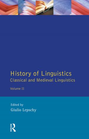 Cover of History of Linguistics Volume II