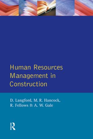Cover of the book Human Resources Management in Construction by Alberto Carpinteri