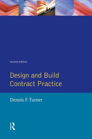 Cover of the book Design and Build Contract Practice by 