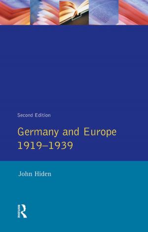 Cover of Germany and Europe 1919-1939