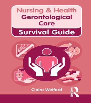 Cover of the book Gerontological Care by David Hoseason Morgan