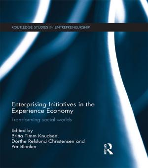 Cover of Enterprising Initiatives in the Experience Economy