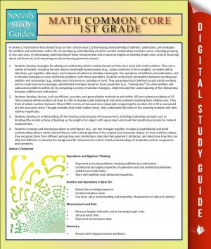 Book cover of Math Common Core 1st Grade