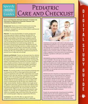 Cover of the book Pediatric Care and Checklist by Speedy Publishing