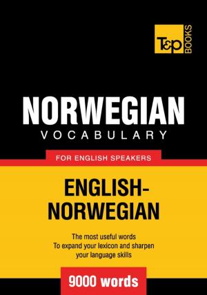 Book cover of Norwegian vocabulary for English speakers - 9000 words