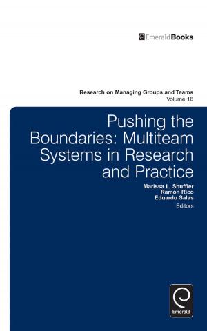Cover of the book Pushing the Boundaries by Francesca Spigarelli, Louise Curran, Alessia Arteconi