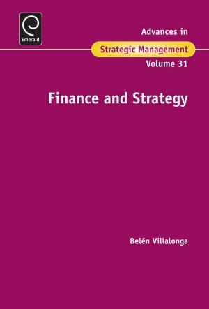 Cover of the book Finance and Strategy by Shane R. Thye, Edward Lawler