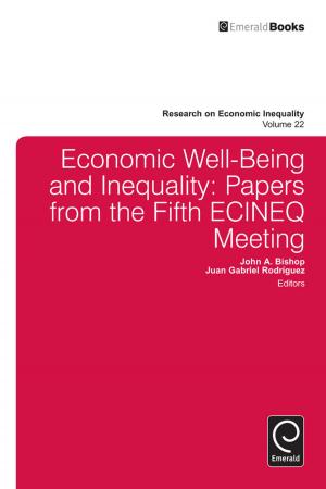 Cover of the book Economic Well-Being and Inequality by 