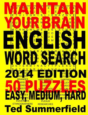 Book cover of Maintain Your Brain English Word Search, 2014 Edition