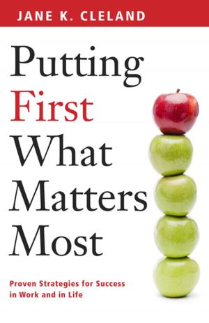 Book cover of Putting First What Matters Most