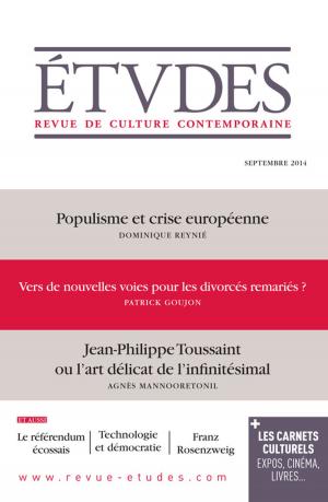 Cover of the book Etudes Septembre 2014 by Collectif