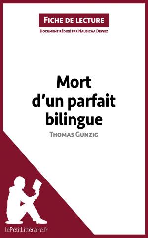 Cover of the book Mort d'un parfait bilingue de Thomas Gunzig (Fiche de lecture) by Kelly Carrein, lePetitLitteraire.fr