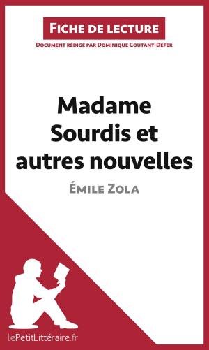 Book cover of Madame Sourdis et autres nouvelles de Émile Zola (Fiche de lecture)