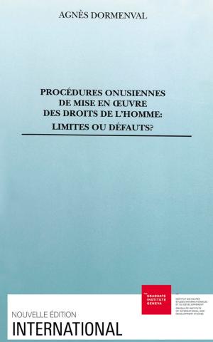 Cover of the book Procédures onusiennes de mise en oeuvre des droits de l'homme by Théophile Sossa
