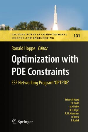 Cover of the book Optimization with PDE Constraints by Jun Zhao, Wei Wang, Chunyang Sheng