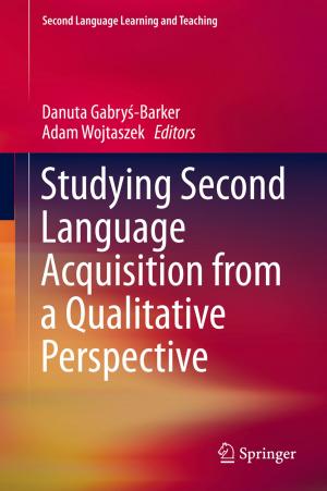 Cover of the book Studying Second Language Acquisition from a Qualitative Perspective by 