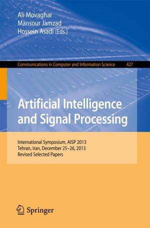 Cover of the book Artificial Intelligence and Signal Processing by Jiadi Yu, Yingying Chen, Xiangyu Xu