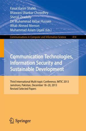 Cover of the book Communication Technologies, Information Security and Sustainable Development by Barry Down, John Smyth, Janean Robinson