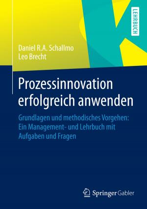 Cover of the book Prozessinnovation erfolgreich anwenden by Sebastian Boblest, Thomas Müller, Günter Wunner