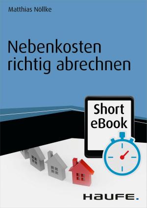 Cover of the book Nebenkosten richtig abrechnen by Gregor Adamczyk