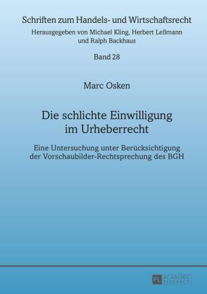 Cover of the book Die schlichte Einwilligung im Urheberrecht by Debra L. Merskin
