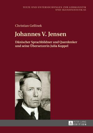 Cover of the book Johannes V. Jensen by Matthias Morten Schöpa