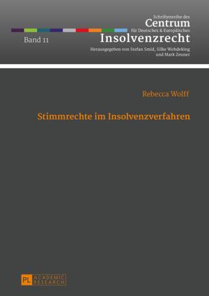 Cover of the book Stimmrechte im Insolvenzverfahren by Sarah Jonckheere