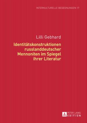 Book cover of Identitaetskonstruktionen russlanddeutscher Mennoniten im Spiegel ihrer Literatur