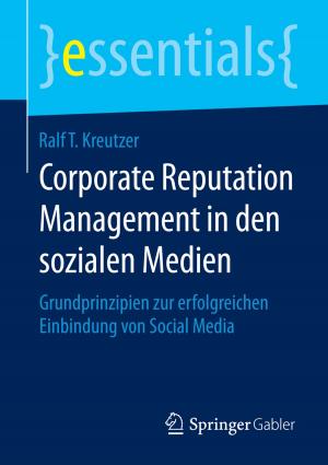 Cover of the book Corporate Reputation Management in den sozialen Medien by Siegfried Schumann