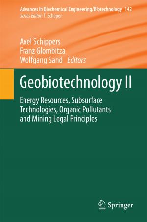 Cover of the book Geobiotechnology II by Björnstjern Baade