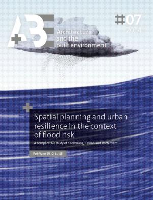 Cover of Spatial planning and urban resilience in the context of flood risk.