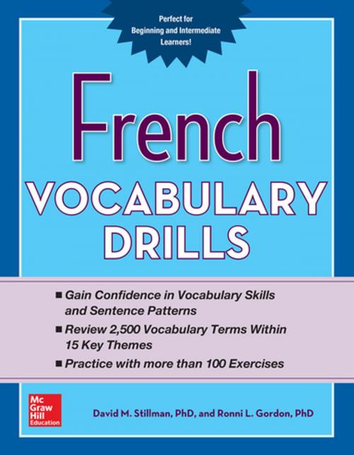 Cover of the book French Vocabulary Drills by David M. Stillman, Ronni L. Gordon, McGraw-Hill Education