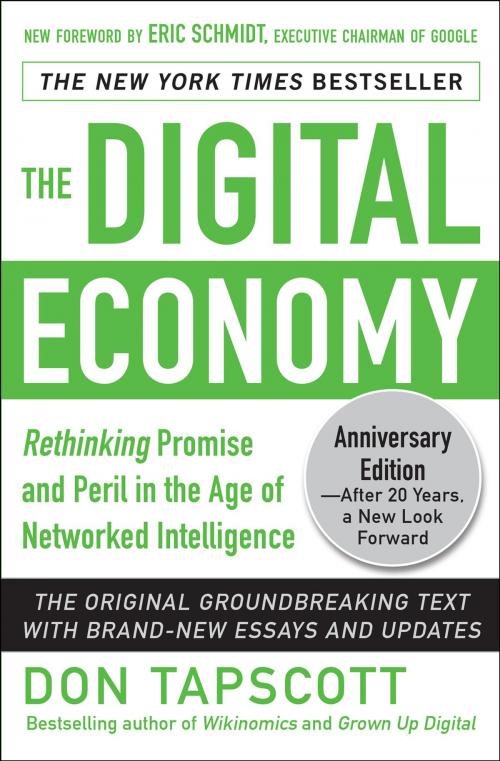 Cover of the book The Digital Economy ANNIVERSARY EDITION: Rethinking Promise and Peril in the Age of Networked Intelligence by Don Tapscott, McGraw-Hill Education