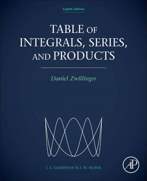Cover of the book Table of Integrals, Series, and Products by , Elsevier Science