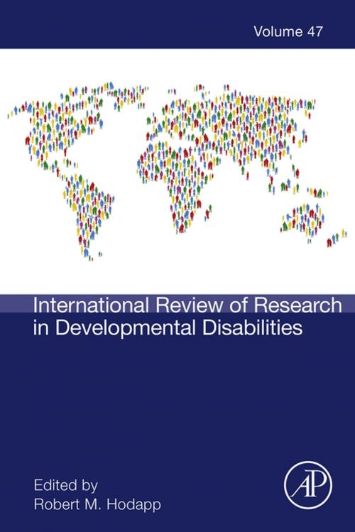 Cover of the book International Review of Research in Developmental Disabilities by Robert M. Hodapp, Elsevier Science