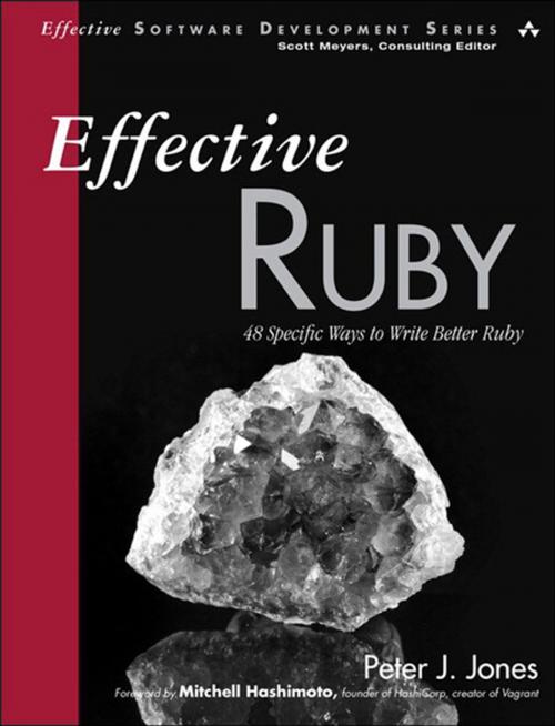 Cover of the book Effective Ruby by Peter J. Jones, Pearson Education