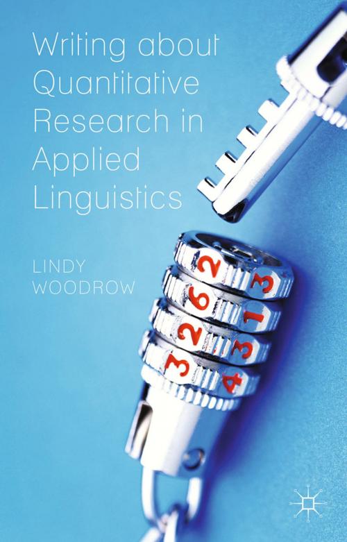 Cover of the book Writing about Quantitative Research in Applied Linguistics by L. Woodrow, Palgrave Macmillan UK