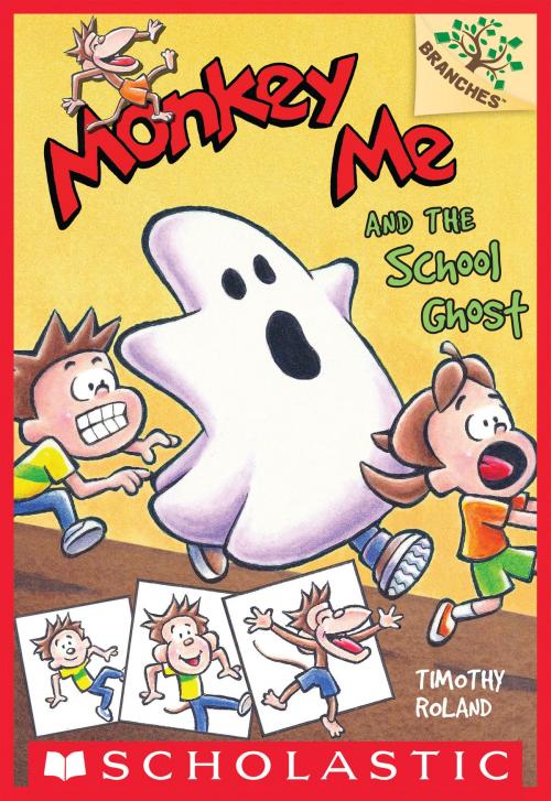 Cover of the book Monkey Me and the School Ghost: A Branches Book (Monkey Me #4) by Timothy Roland, Scholastic Inc.