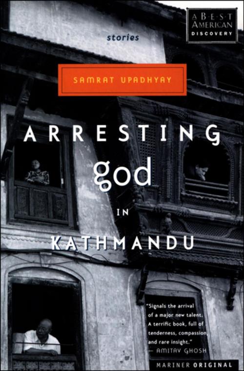 Cover of the book Arresting God in Kathmandu by Samrat Upadhyay, Houghton Mifflin Harcourt