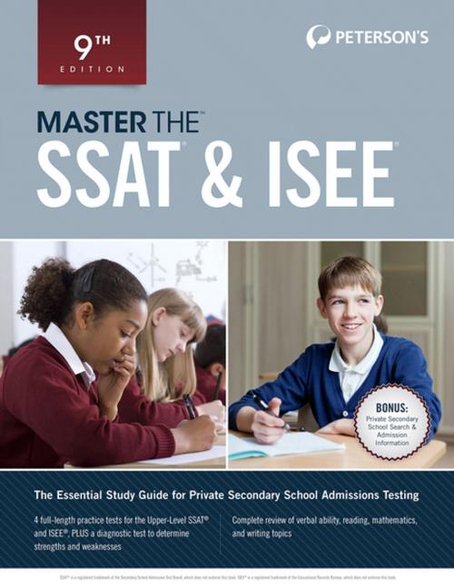 Cover of the book Master the SSAT & ISEE by Peterson's, Peterson's