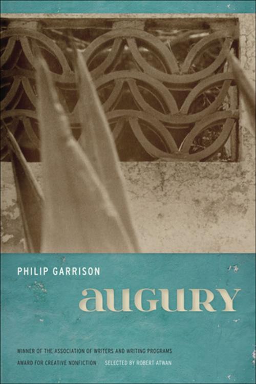 Cover of the book Augury by Philip Garrison, University of Georgia Press