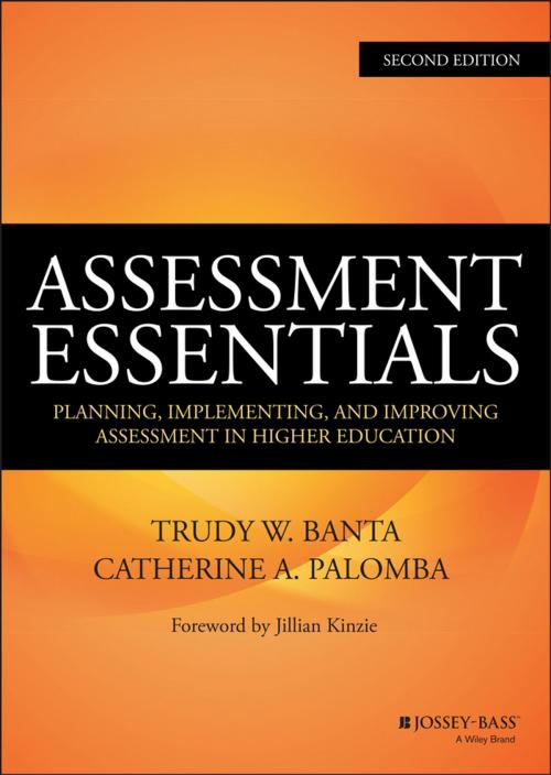 Cover of the book Assessment Essentials by Trudy W. Banta, Catherine A. Palomba, Wiley