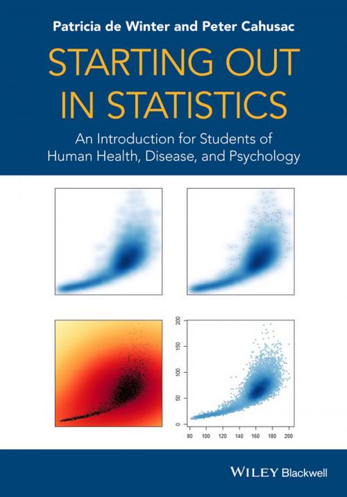 Cover of the book Starting out in Statistics by Patricia de Winter, Peter M. B. Cahusac, Wiley